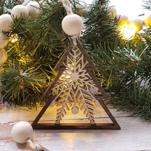 Load image into Gallery viewer, Snowflake Tree Ornaments

