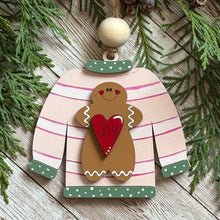 Load image into Gallery viewer, Hand-Painted &quot;Ugly Sweater&quot; Ornaments

