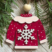 Load image into Gallery viewer, Hand-Painted &quot;Ugly Sweater&quot; Ornaments
