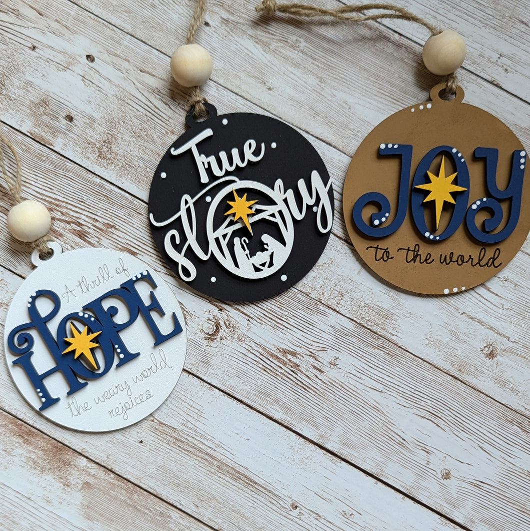 DIY Ornament Kit - Nativity Set of 3