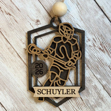 Load image into Gallery viewer, Custom sports ornament with name
Personalized athlete Christmas gift
Sports-themed Christmas ornament
Personalized ornaments for athletes and coaches
