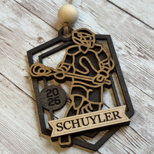 Load image into Gallery viewer, Personalized Sports Ornament – Custom Name Christmas Ornament
