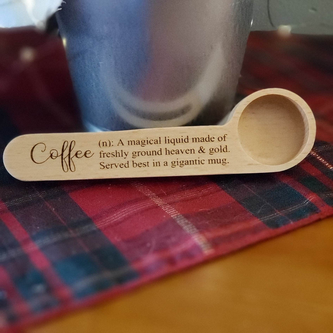 Engraved Coffee Clip - Hot Cocoa Bag Clips