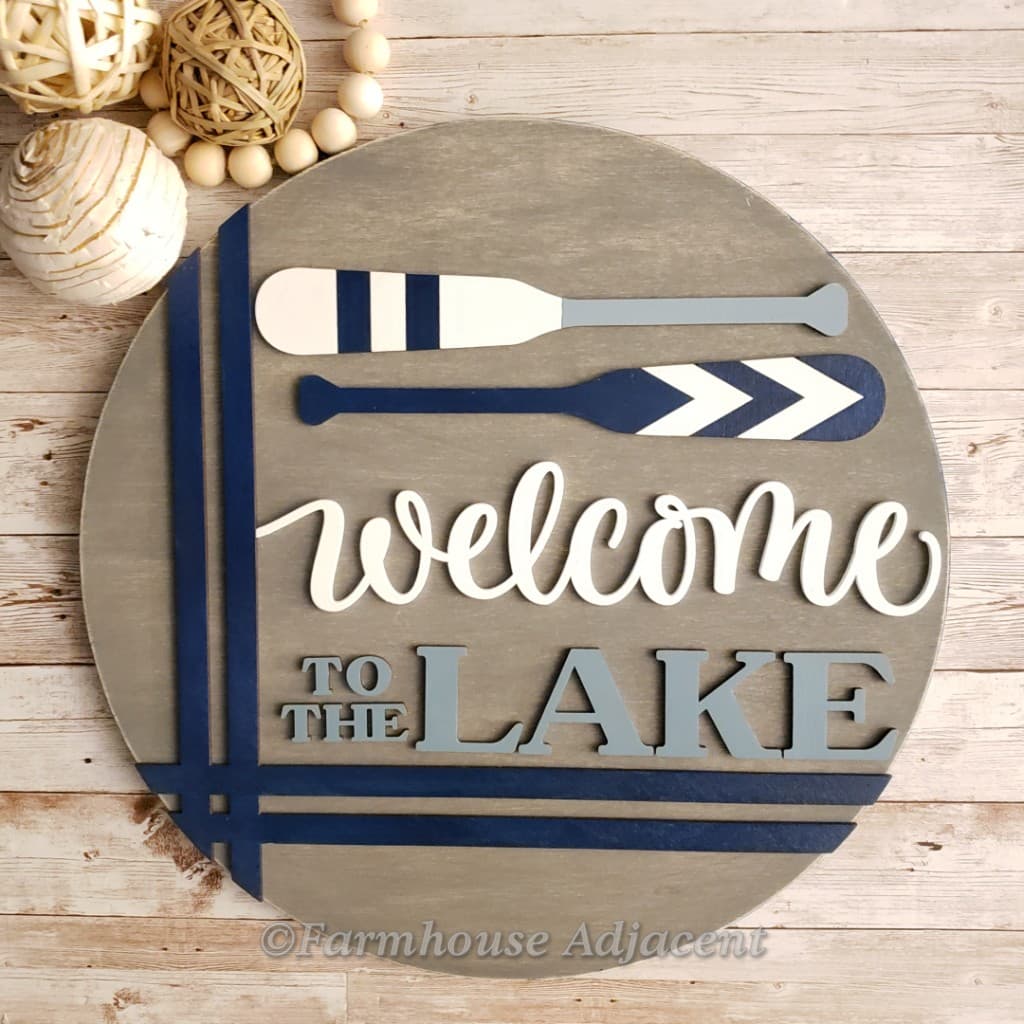 Porch Decor - Welcome to the Lake